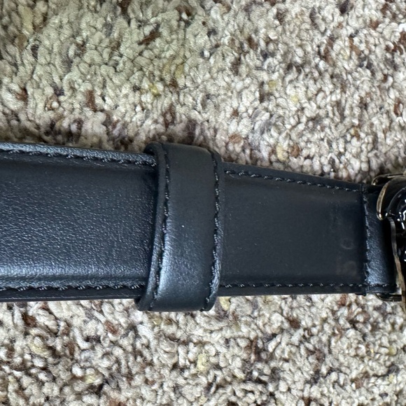 Versace Women’s Black Belt with Black Medusa Buckle Great Condition - Picture 11 of 16